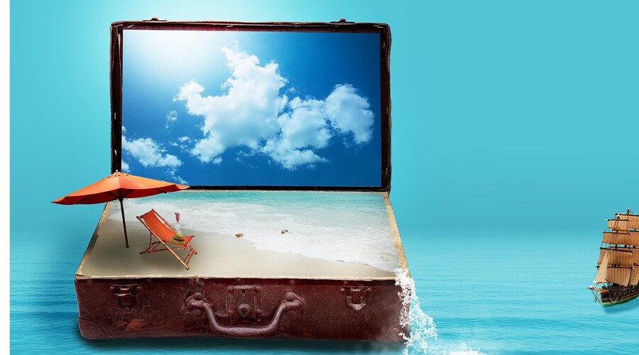 Steeds meer zieke werknemers pakken toch hun koffer voor een vakantie. (foto Pixabay).
