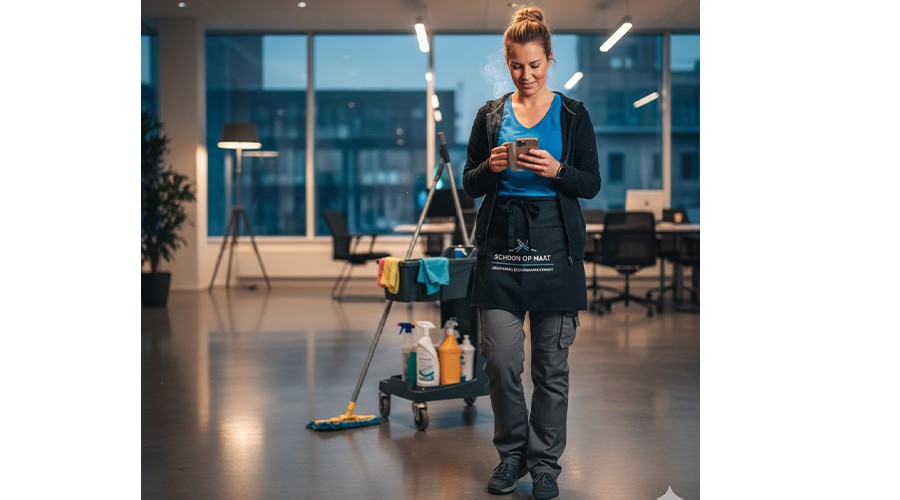 Ook in de schoonmaak krijgen ZZP'ers veel opdrachten. Foto AI.