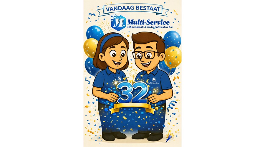 1 april blijft een bijzondere dag voor Multi Service Schoonmaak & Bedrijfsdiensten.