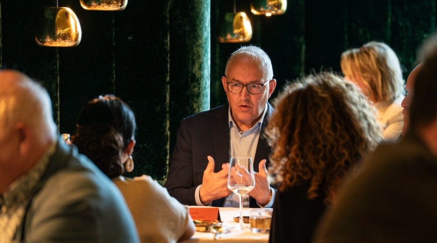 Foto: Blinck Schoon.  Ahmed Aboutaleb aan het woord.
